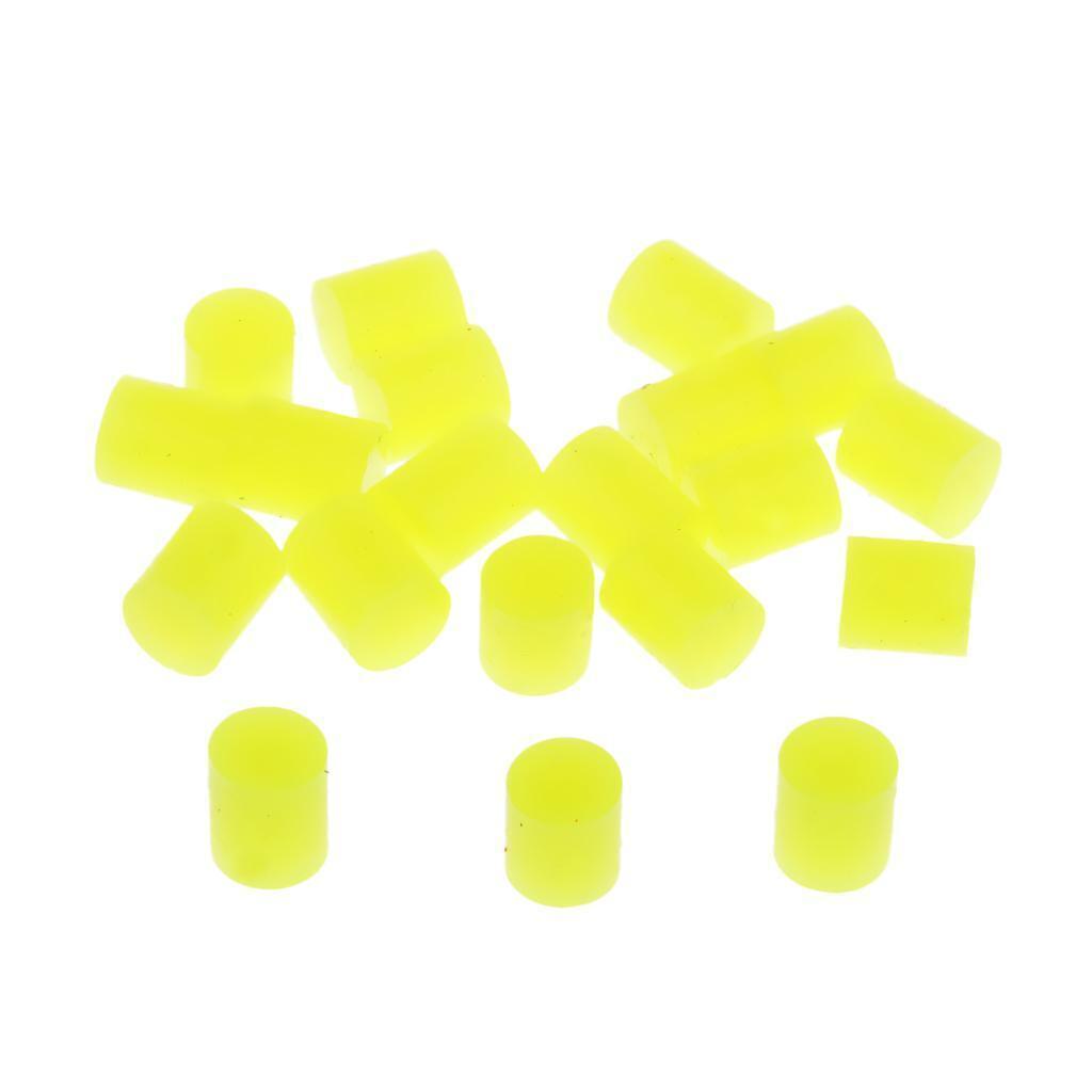 20 Pcs Fishing Floating Beads Float Stopper Float Tackles Yellow