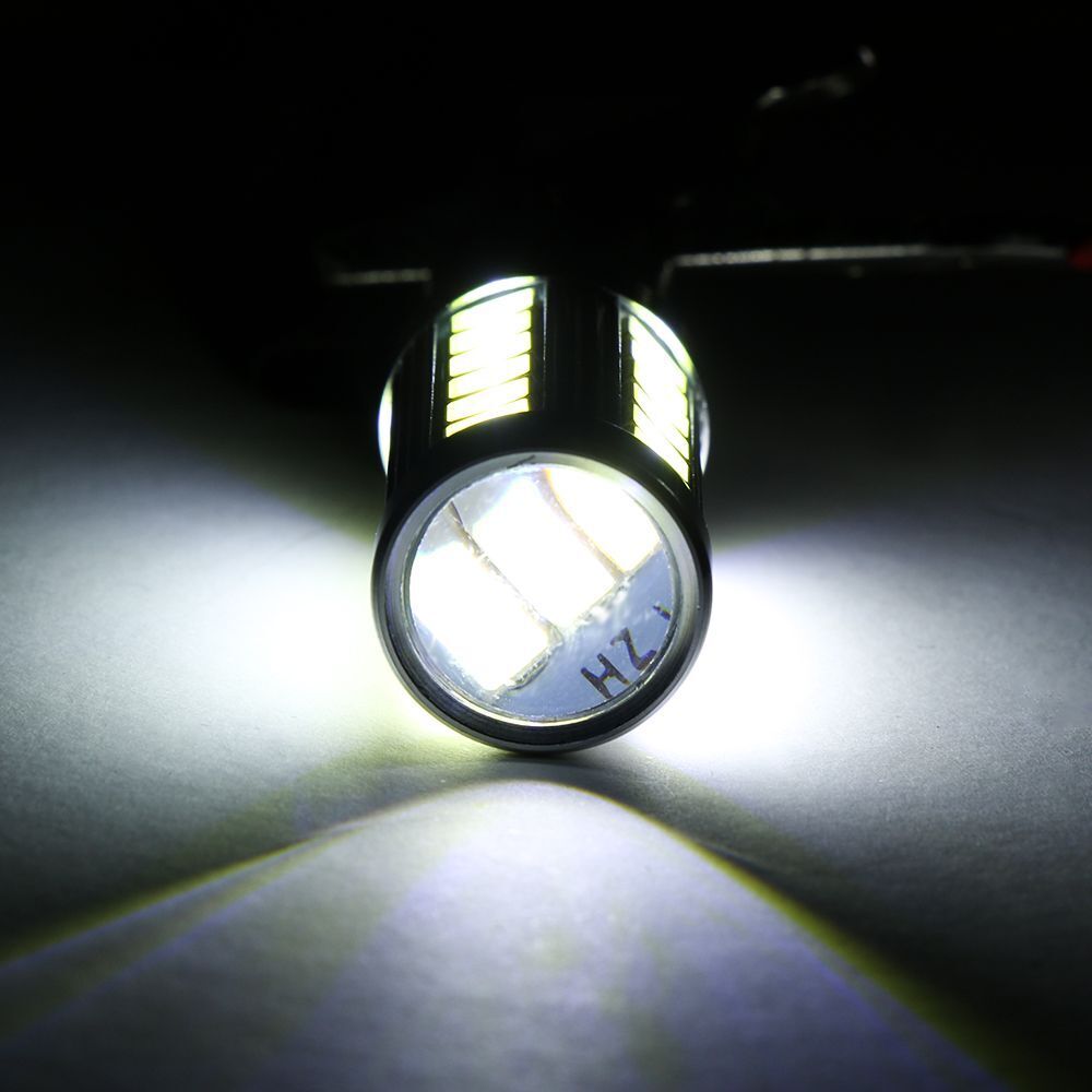 Parts 33SMD 150° White Turn Signal Bulbs Tail Lights 1156 BAU15S PY21W LED