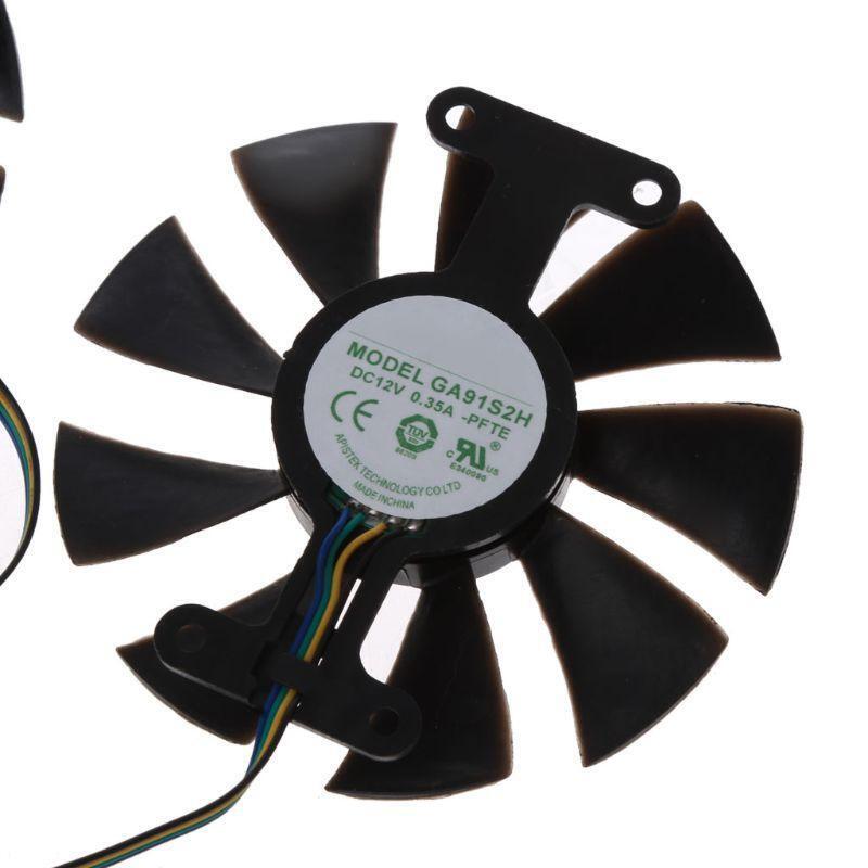 85mm GA91S2H DC 12V 0.35A 4Pin Cooler Fan For Zotac GTX 1060 GTX950 GTX 1050Ti