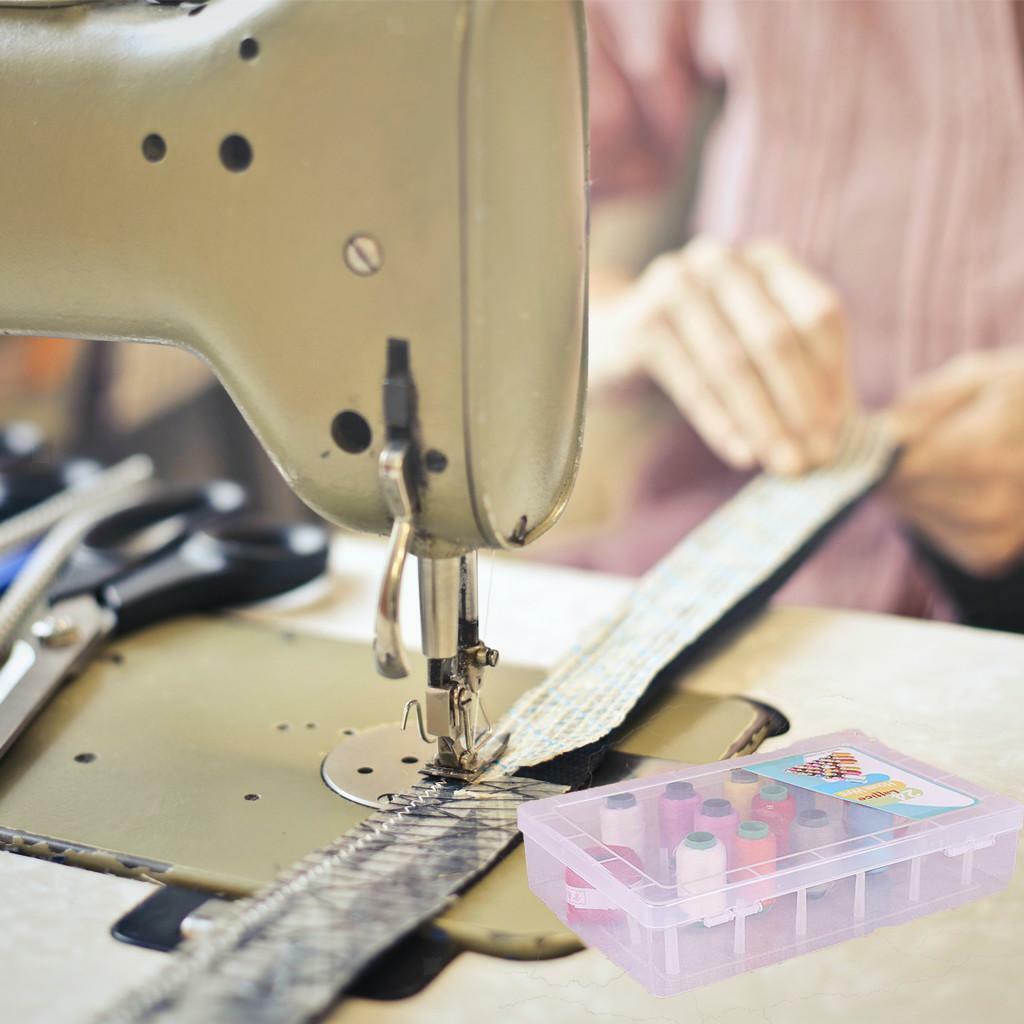 Empty Sewing Thread Storage Case 28x19.5x6.3cm Thread Container Case Holder 24