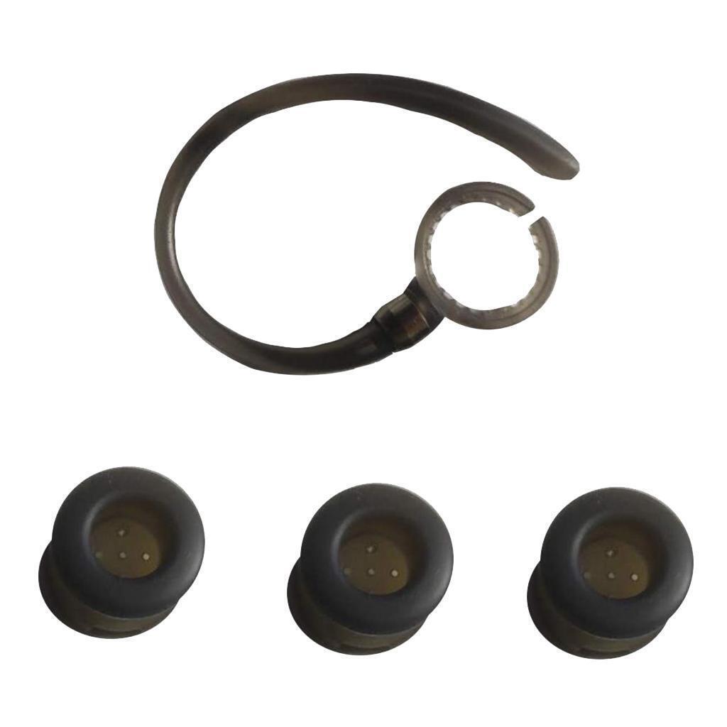 Black Round earplugs-Earhook Set for    FLIP HZ720 H17txt Series
