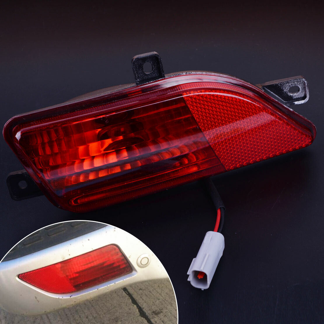 Right Rear Bumper Fog LightLampFit for Great Wall V200 V240 4116210-P00 Li