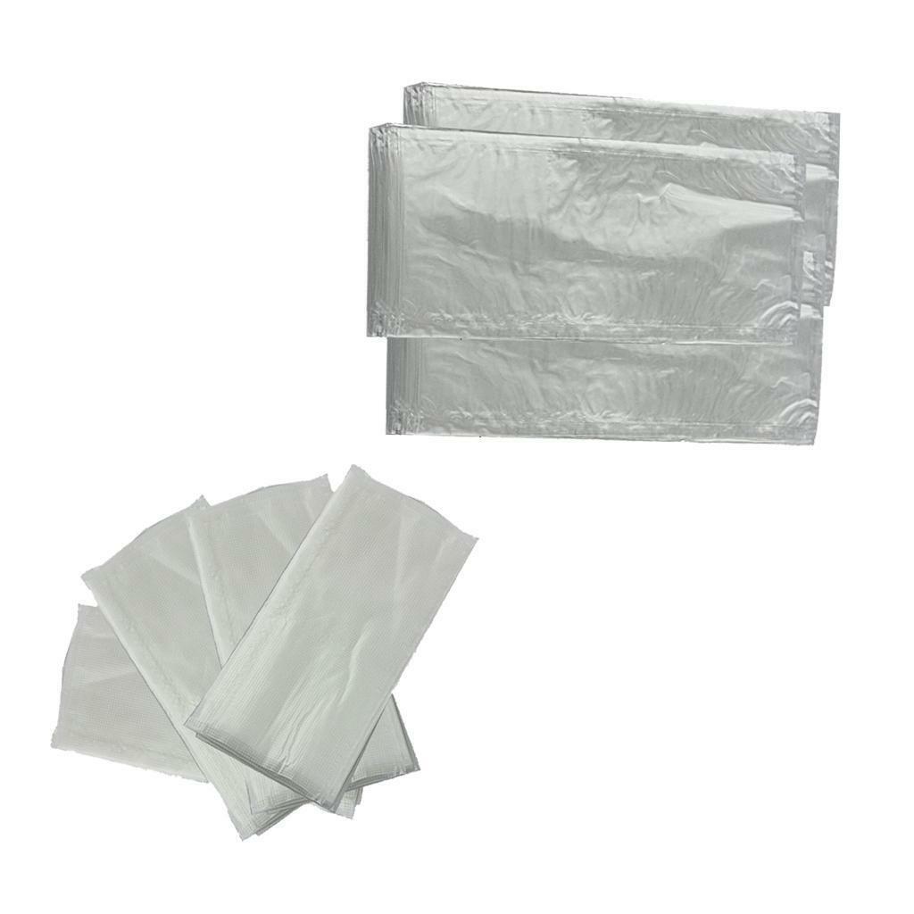 100 Pieces Fast Dissolving Bags Carp Fishing Tool  6x12cm&7x15cm