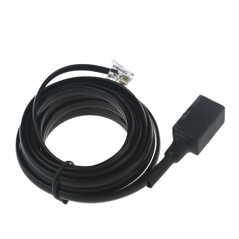 Mic Extension Cable 6 Pin 3 meters Black Cord for FTM-100DR FTM-400DR FTM-400XDR
