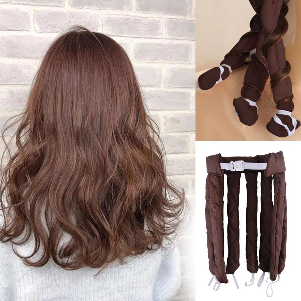 Octopus Curling Rod Hair Rollers Overnight 8 Rods Heatless Hair Curlers Non