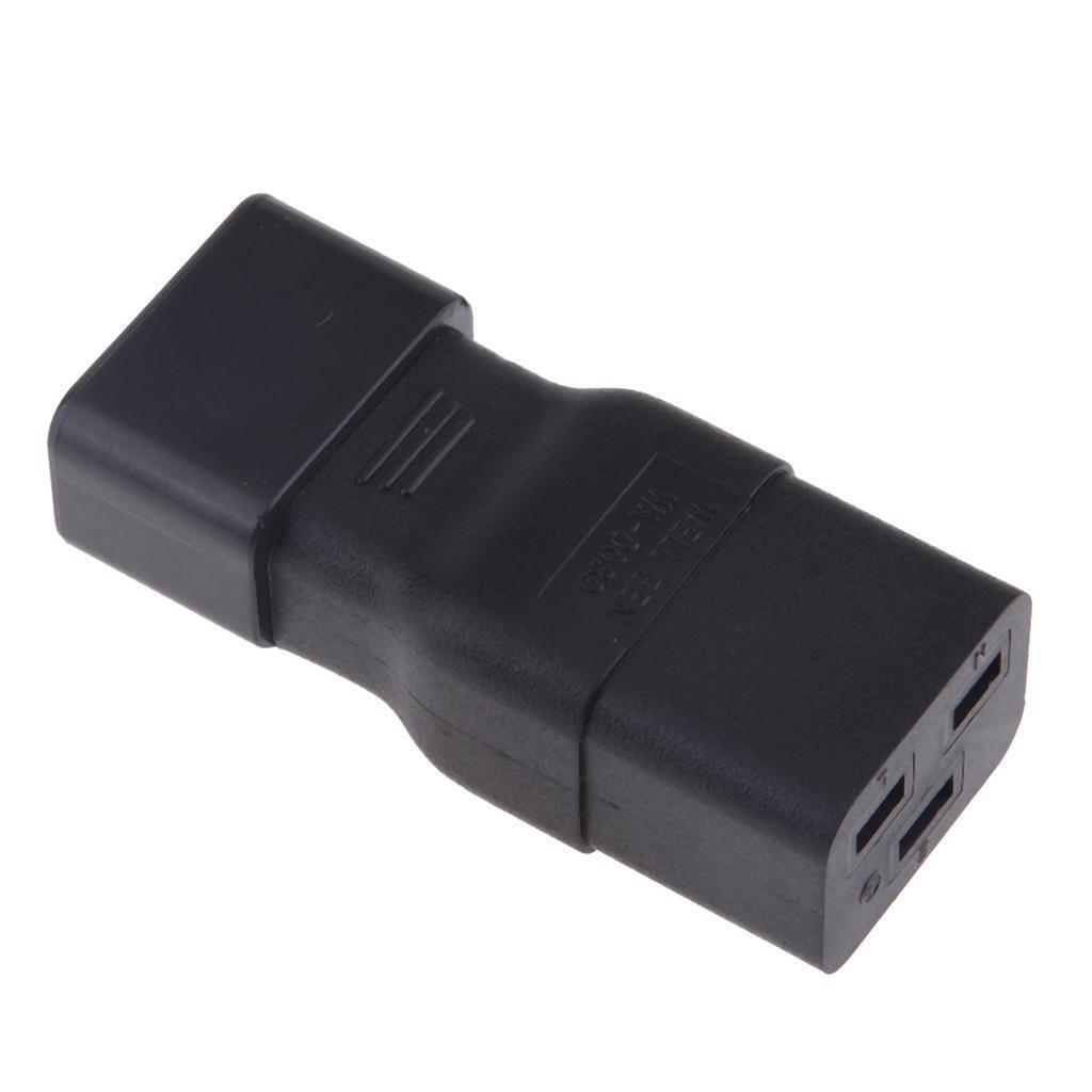 Universal IEC 320 C14 to C19 Converter Adapter Power Connector