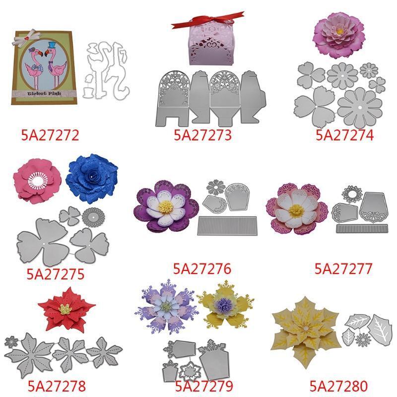Box Cutting Dies Stencil For DIY Scrapbooking Embossing Album Paper Card Crafts