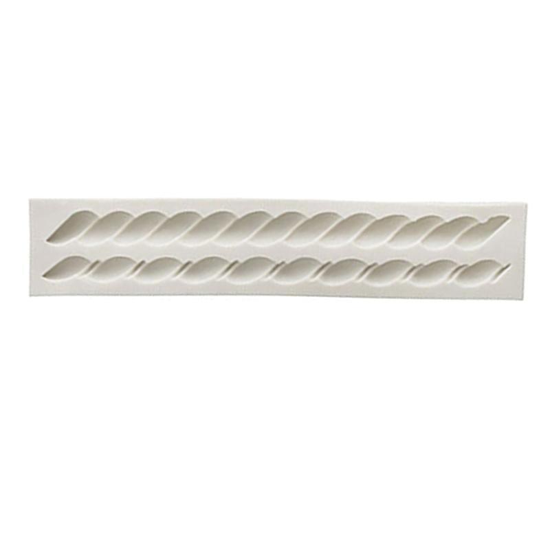 Rope Shaped Silicone Fondant Molds DIY Hemp Rope Chocolate Decoration Cake Decor