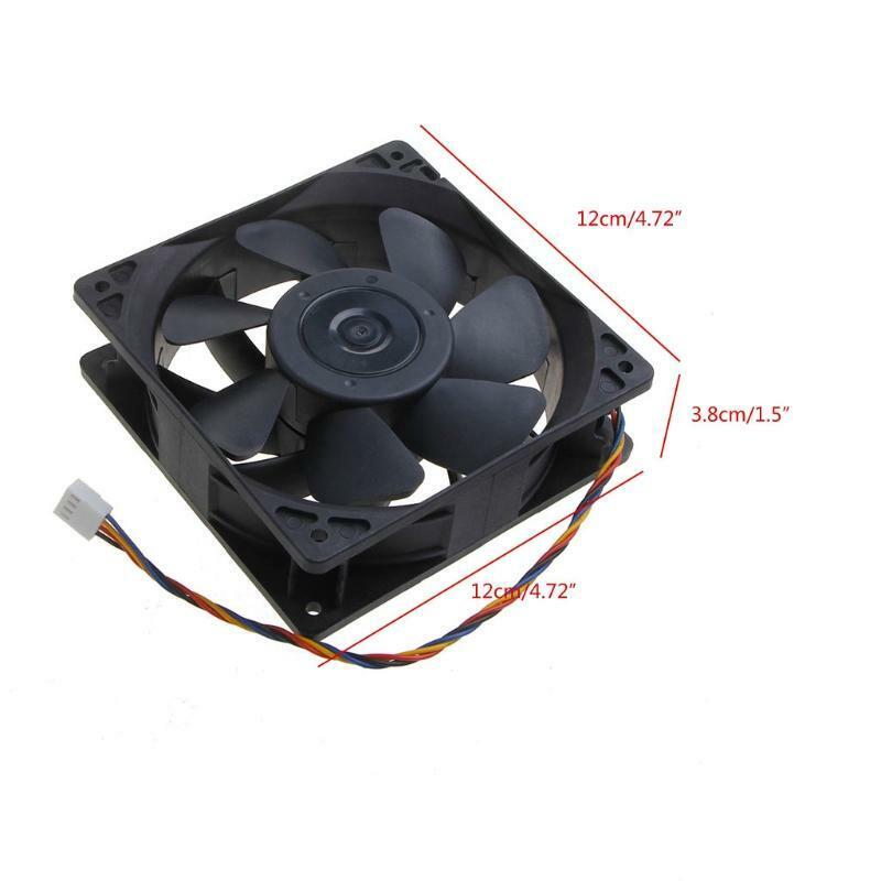 A12038~60BB~4RP~F1 6000RPM Cooling Fan 120mm Chassis Radiator for Bitcoin Miner