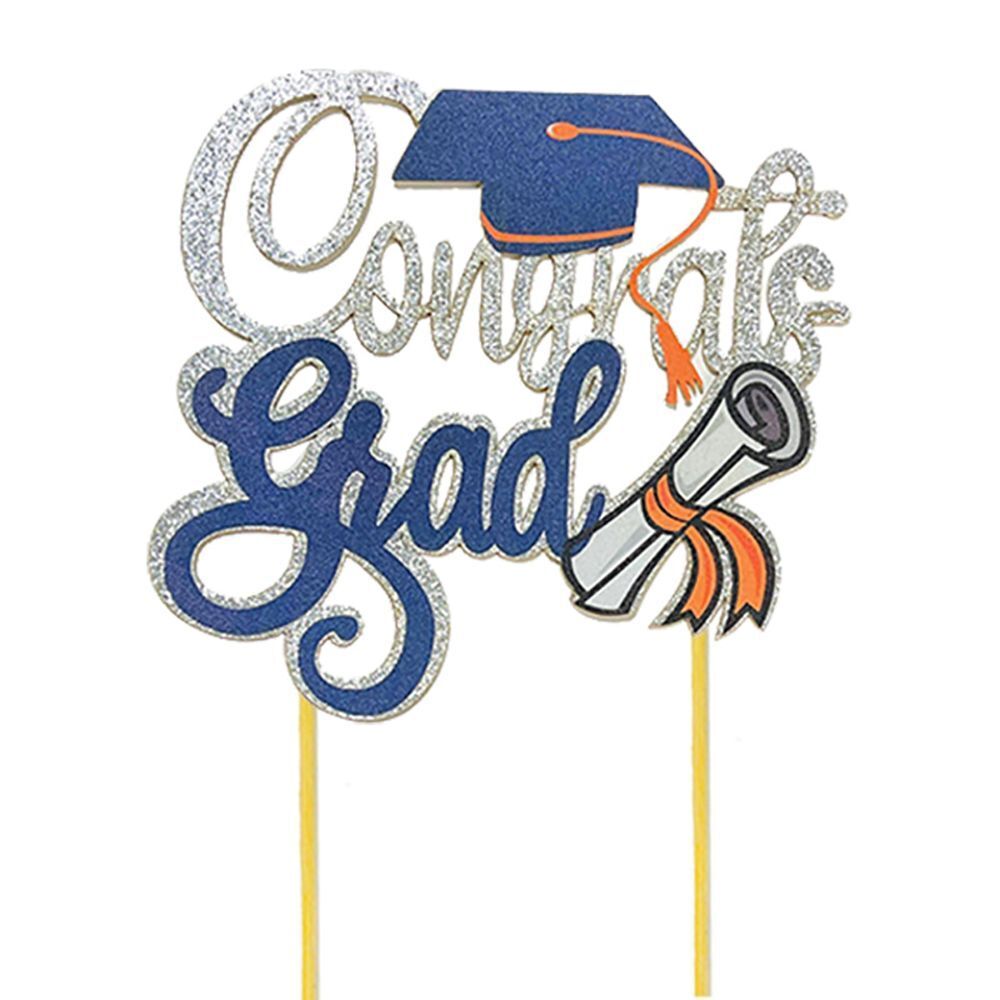 Congrats Grad Party Decor 2022 Graduations Cake Cupcake Toppers Class of 2022