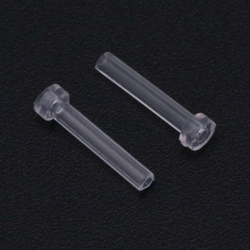10Pcs Earrings Clutch Anti Allergy Back Plugs Sleeve Tube Protection Ears Pad