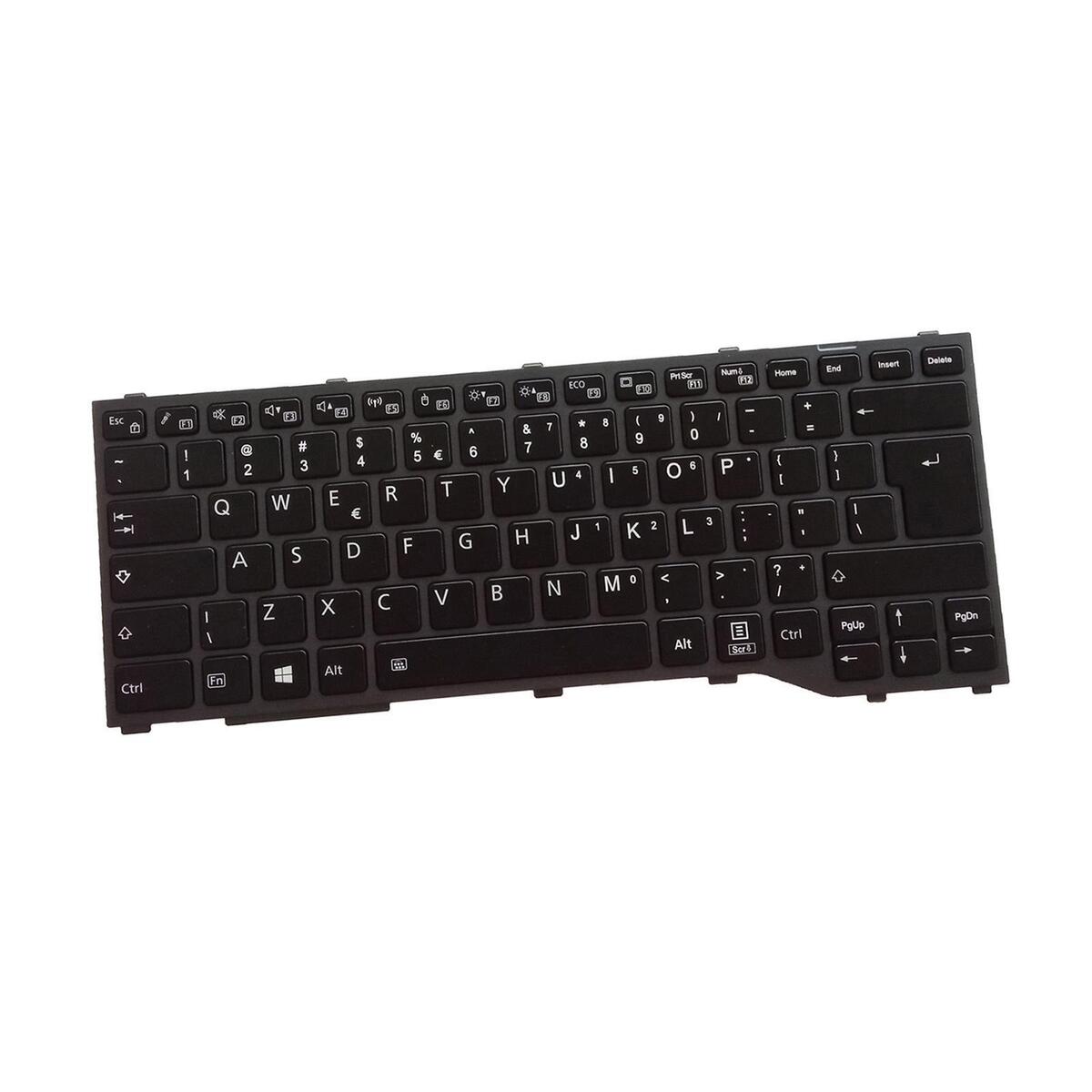 Laptop Replacement Keyboard Repair Part Grey Frame US Layout for T937 T938