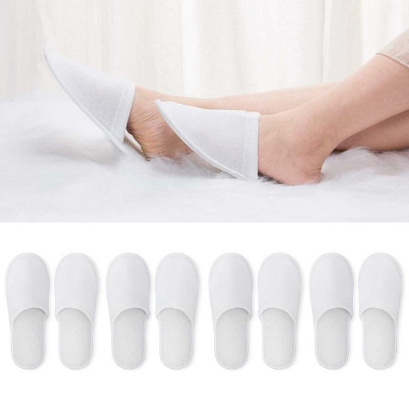 12 Pairs of Spa Flip-flops Disposable Slippers Suitable for Hotel Guests