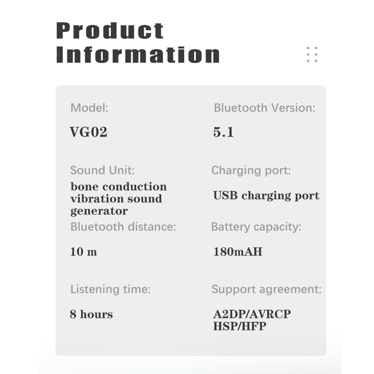 Air Conduction Headphone  5.1  Headset Flexible with microphone rophone