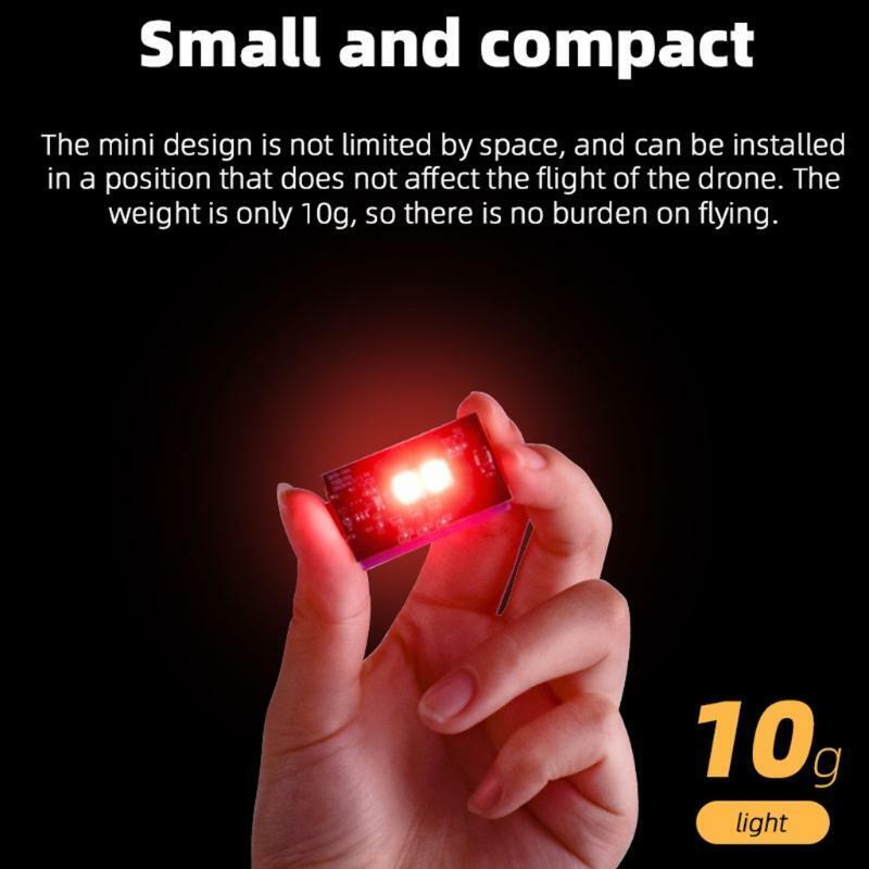 1pcs LED Warning Strobe Lamp Flight Light for Mavic Air 2 Drone Anti-Collision