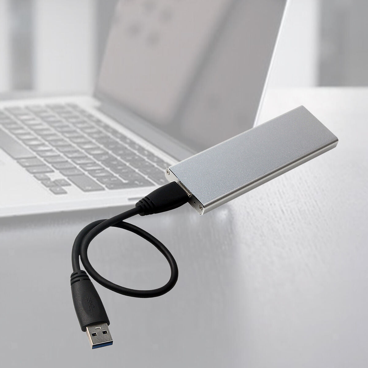 SSD to USB 3.0 Hard disk Enclosure Case Adapter for  2012 A1466
