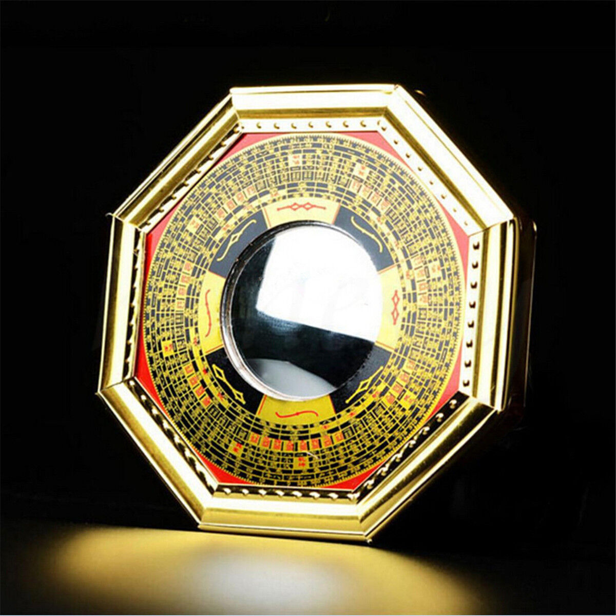 Chinese Era Oriental Safe Protection Feng Shui Home House Concave Bagua Mirror