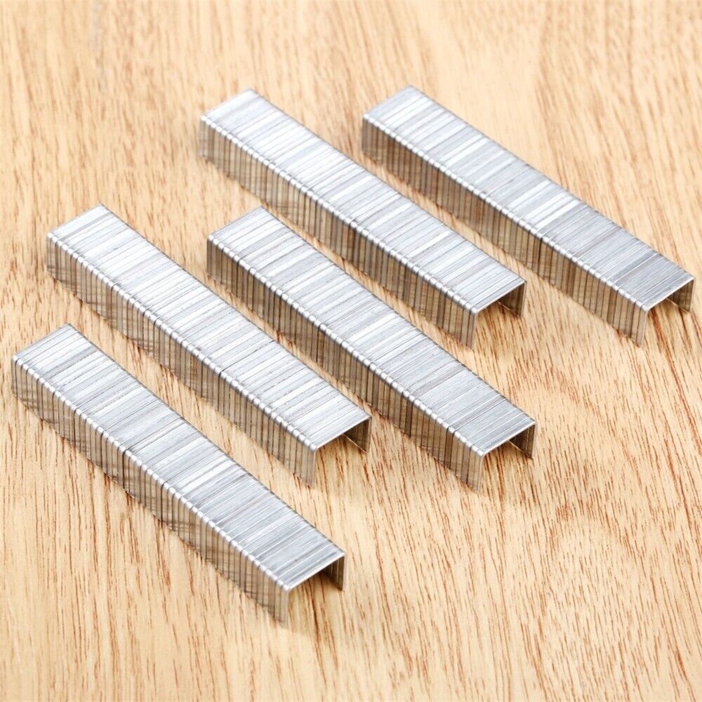 1000Pcs Cordless Narrow Crown Stapler Air Gun 8mm/0.31" Nailer Staples Nail Tool