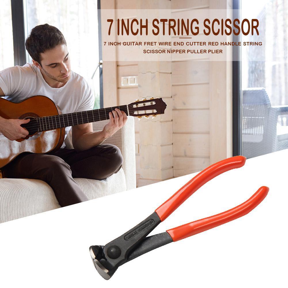7 inch Stainless Steel Guitar Fret Wire End Cutter Nipper Luthier Tool