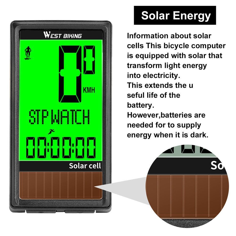 Language Cycling Odometer Bike Speedometer Wireless Stopwatch Bicycle Computer