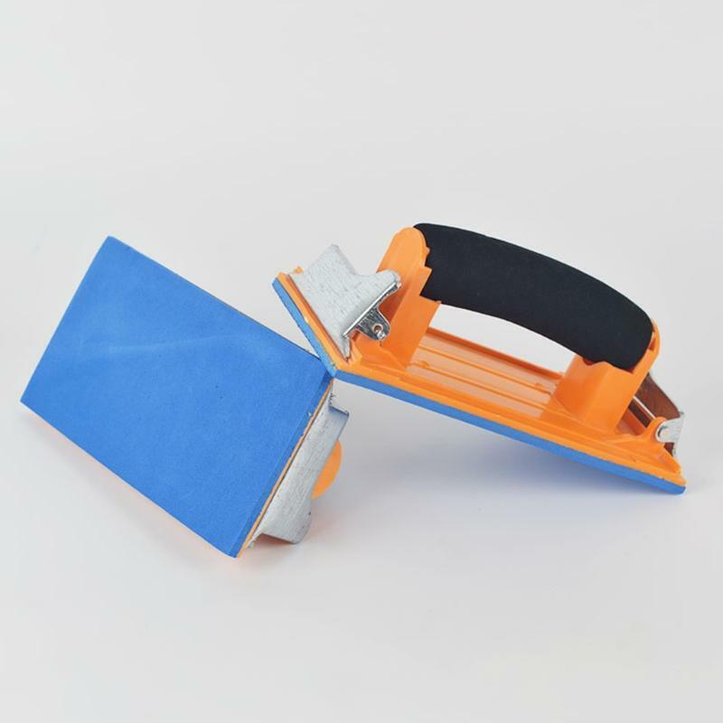 Convenient Manual Sandpaper Holder 18.2/7.16'' Hand Sander with Sponge Handle