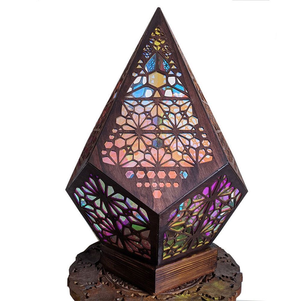 LED Bohemian Desk Floor Projector Light Starry Sky Ambient Light Bedside Lamp