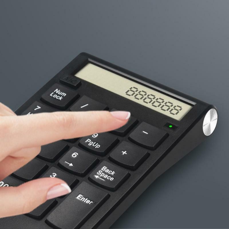 2.4G USB Wireless Numeric Keypad 20 Keys Digital Keyboard Laptop Computer Numpad