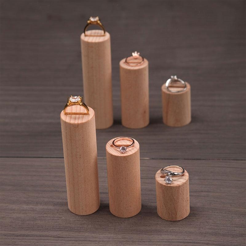 3 Pcs Ring Display Stands Cone Ring Holders Jewelry Tower Pillar Display Stands