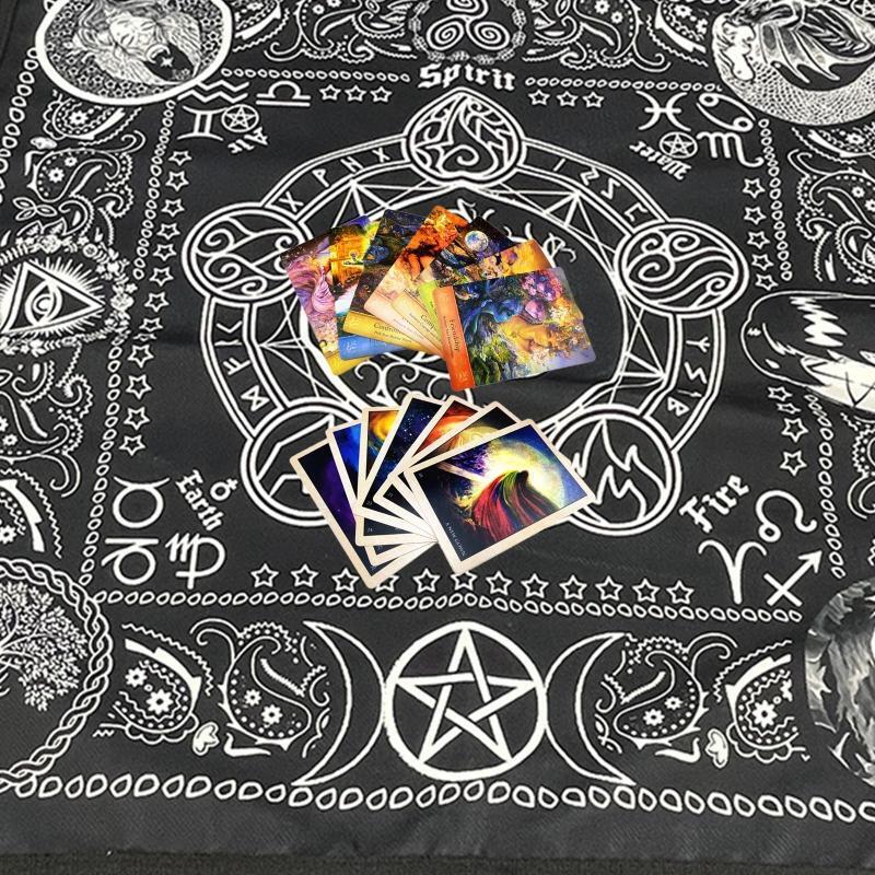 Altar Cloth The Tree of Life Tablecloth Square Spiritual Celestial- Deck Cloth