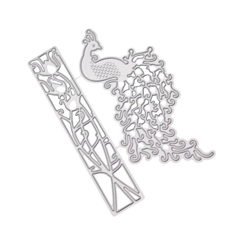 Peacock Metal Cutting Dies Stencil DIY Scrapbooking Album Stamp Paper Card Craft