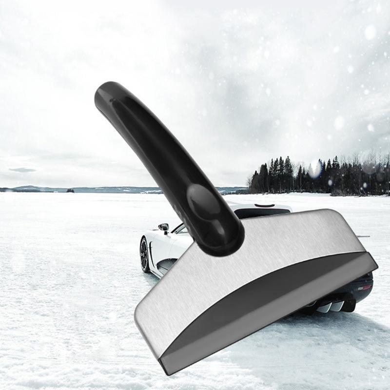 Auto Snow Ice Shovel Stainless Snow Brush Remove Winter Cleaning Scraping Tools