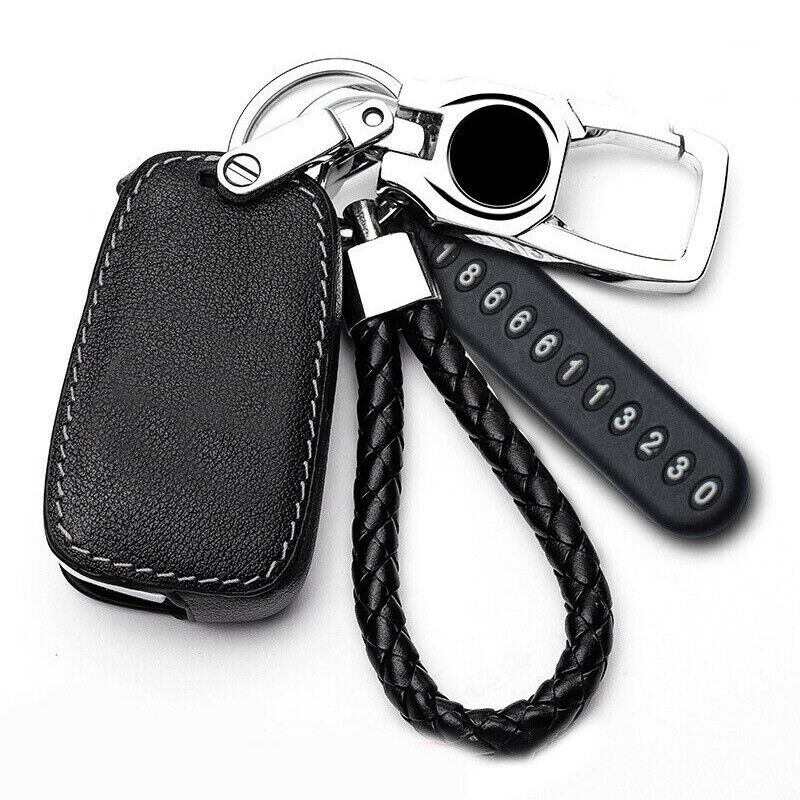 Leather Car Remote Key Fob Case Cover Fit For Chevrolet Camaro Cruze Equinox New
