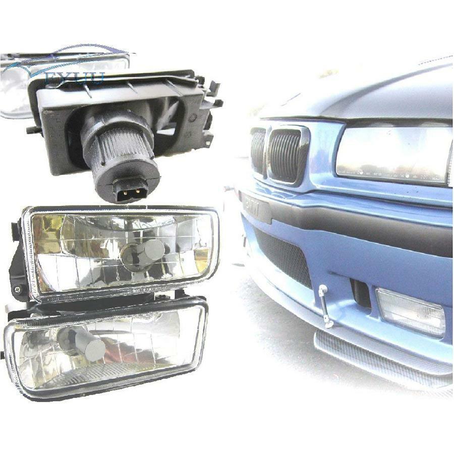 For BMW E36 3Series Corner Light Turn Signal + Fog Lights Lamps Crystal Lens Fit