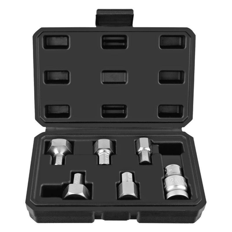 High Hardness Hex Bit Socket Set 1/2-inchx10mm Buckle 14/17/19/22/24mm Sizes