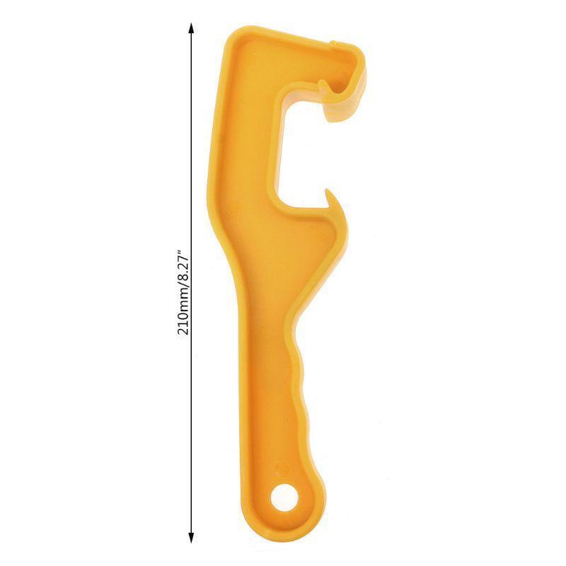 Bucket Lid Opener Wrench Paint Can Lid Remover Tool Pail Barrel Lid Lifter Open