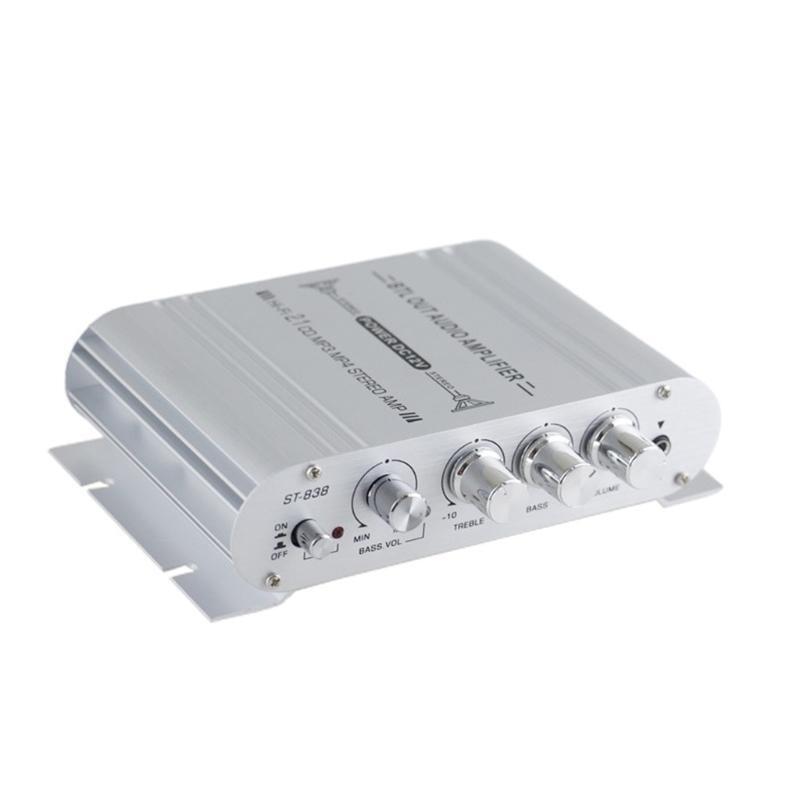Audio Player Digital Hi-Fi Power Amplifier 2.1CH 40W 2x20W Subwoofer Stereo-BASS