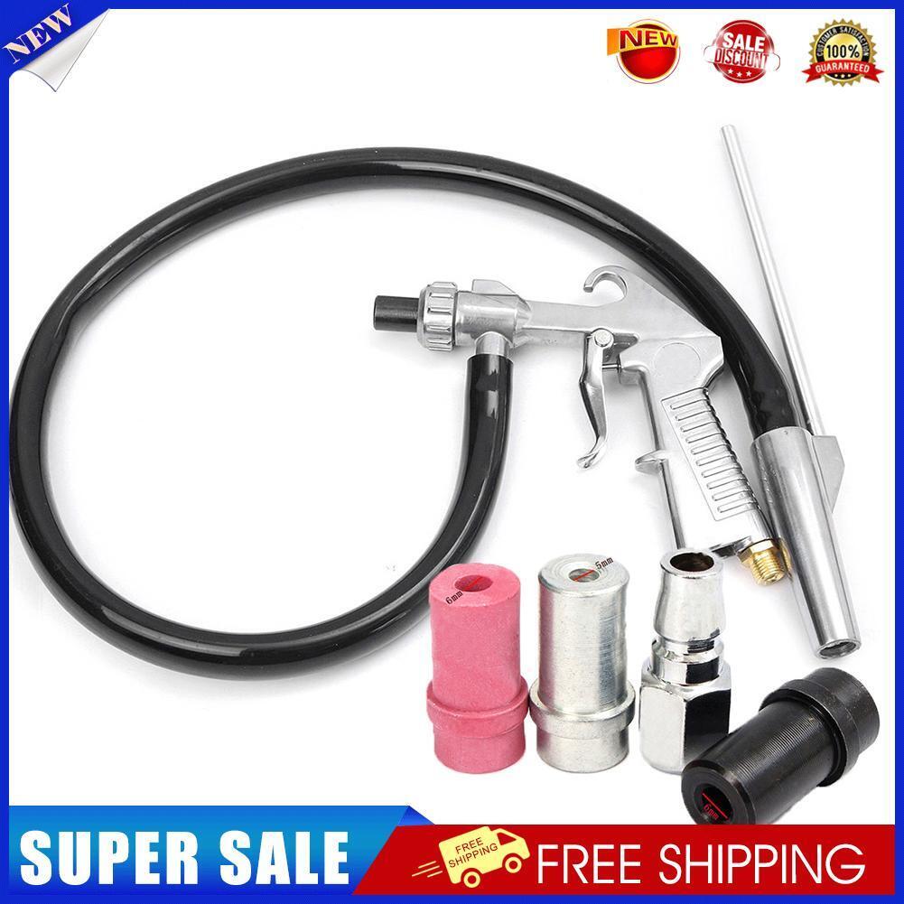 Sandblasting Spray Gun with Nozzles Pneumatic Sandblaster Power Tools Kit