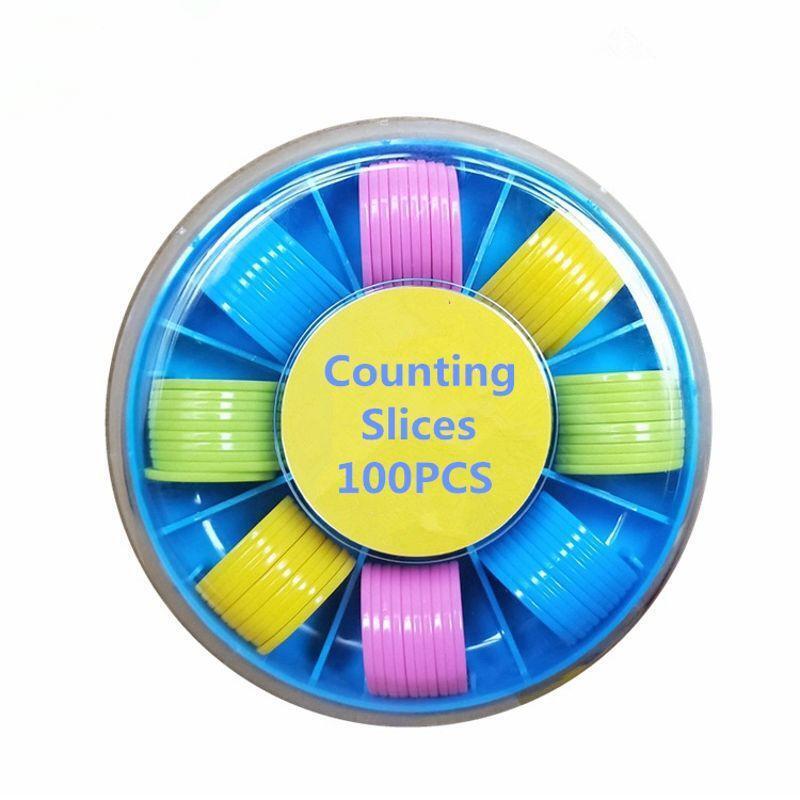 100 PCS Children Math Counting Number Chip Educational Brain Training Supplies