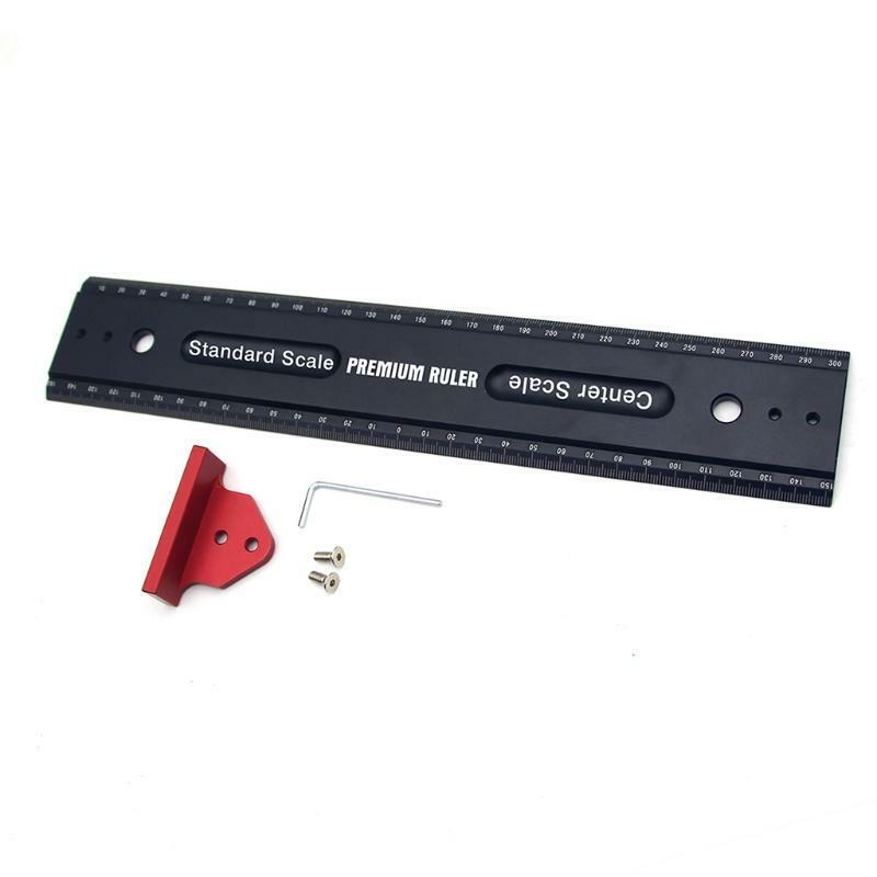 High Precision Measuring Ruler with Hook Stop Level Home Multifunctional Scribe