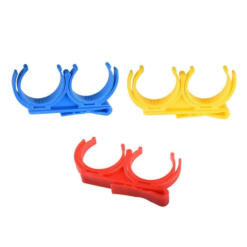 3Pcs Universal Plastic Golf Ball Holder Clip for  +Yellow