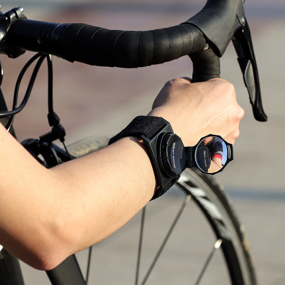 WEST BIKING Bike Bicycle Wrist Rearview Rear View Mirror Cycling Accessory