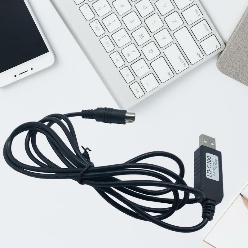 Black Efficient Data Line USB Power Compatible with Yaesu FT 100 FT 817ND