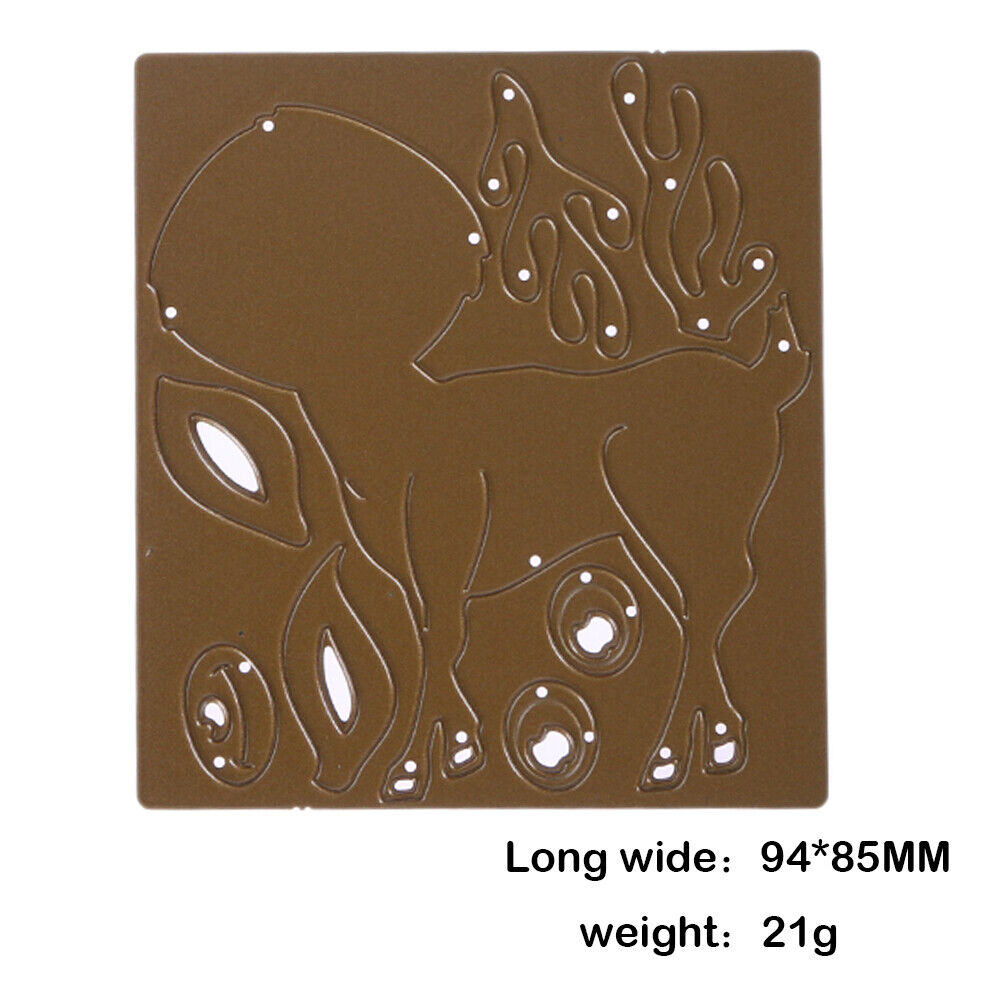 Female Deer DIY Metal Cutting Die Stencil Scrapbook Embossing Decor Craft-1