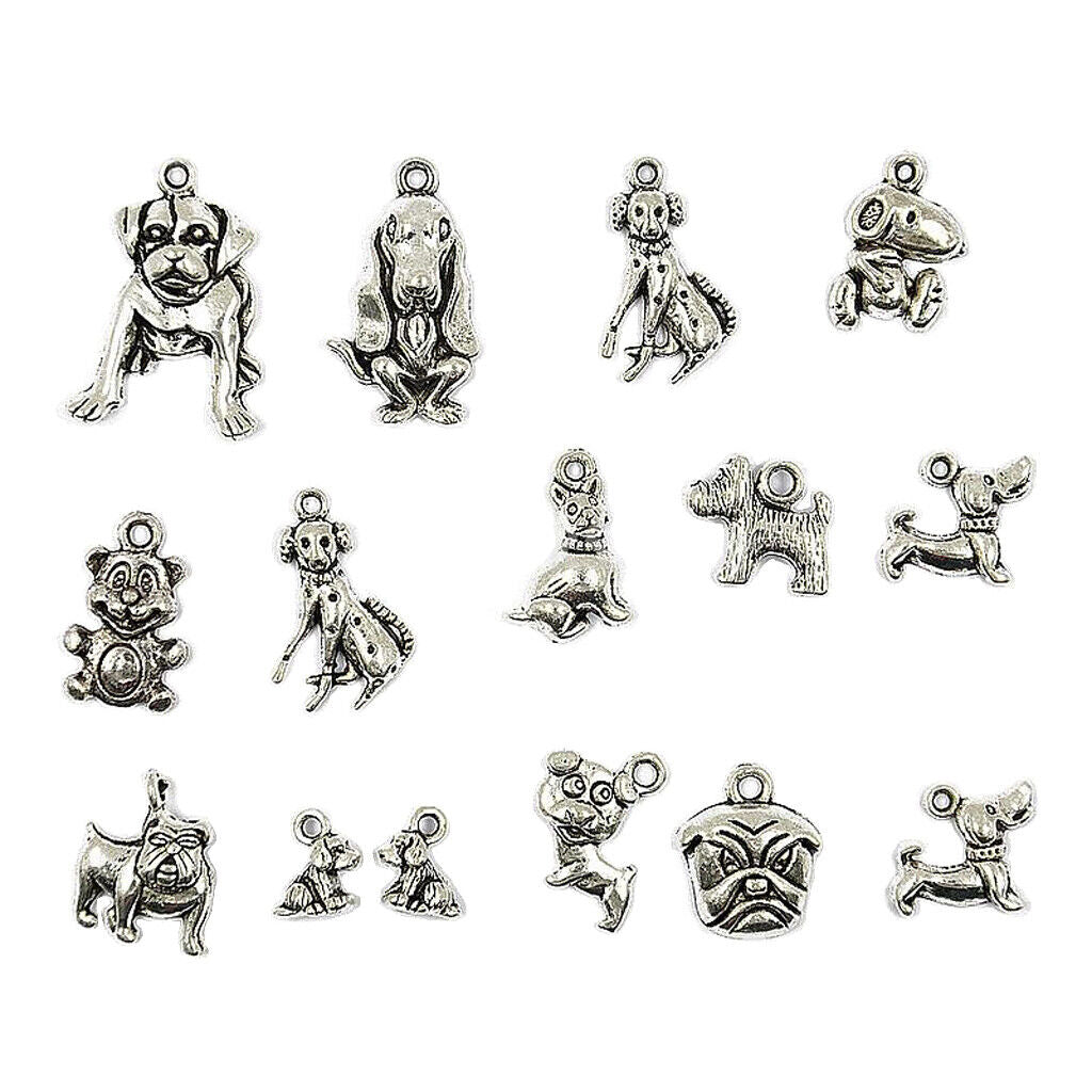 Lot 15PCS     Animal Pendant Charms Jewelry Findings