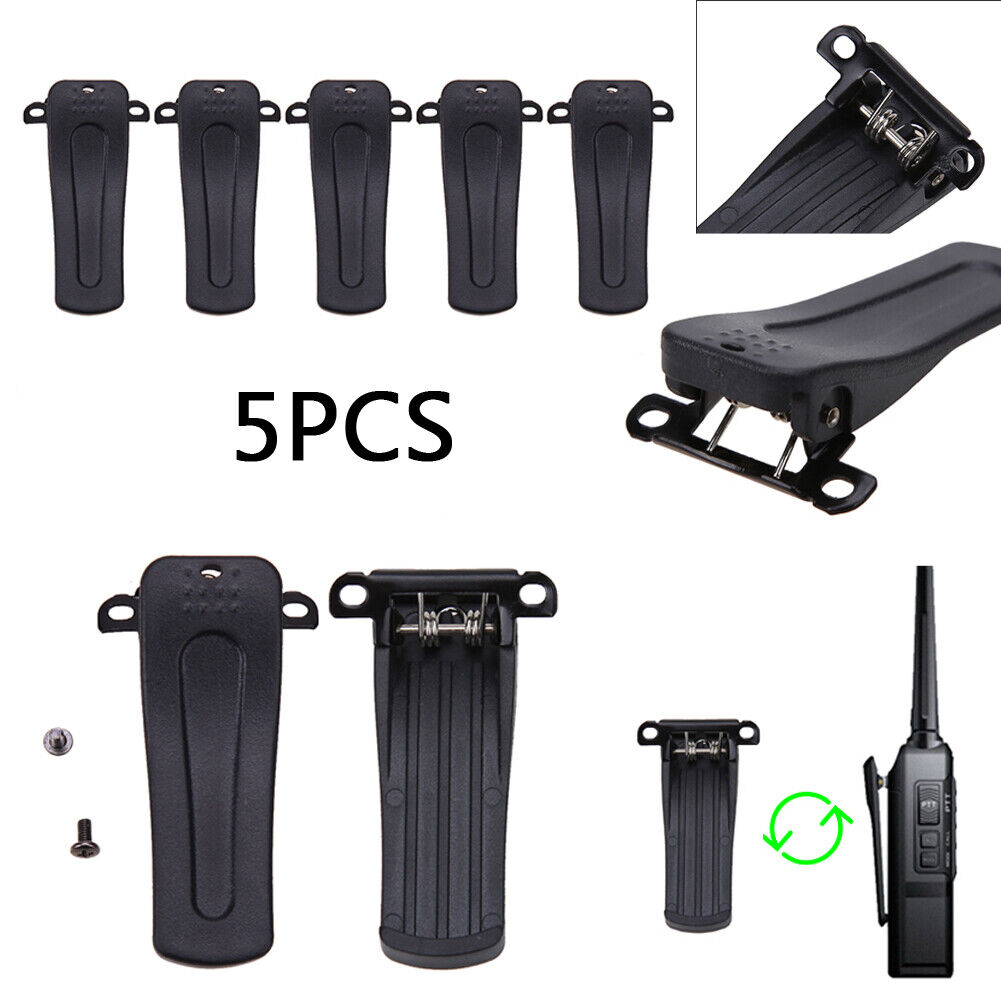 5 x Belt Clip for Retevis H777 for BaoFeng BF-666S 777S BF-888S 2-Way Radio
