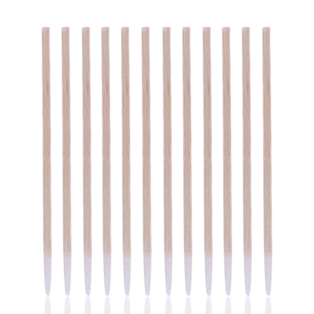 300pcs Wooden Handle Cotton Swab Makeup Applicator Medical Swabs