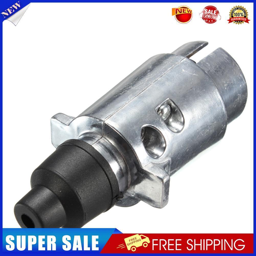 7 Pin Plug Round Male Metal Caravan Trailer Truck Ute Automotive Parts Boat