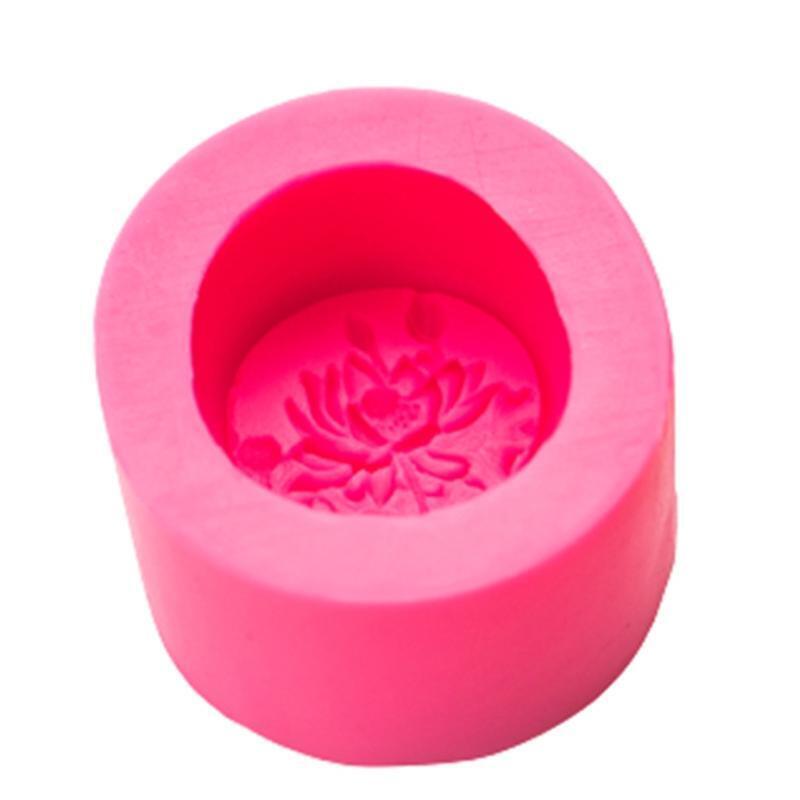 Lotus Shaped Silicone Soap Mould Mousse Cake Mold Pudding Moulds Baking Gadgets