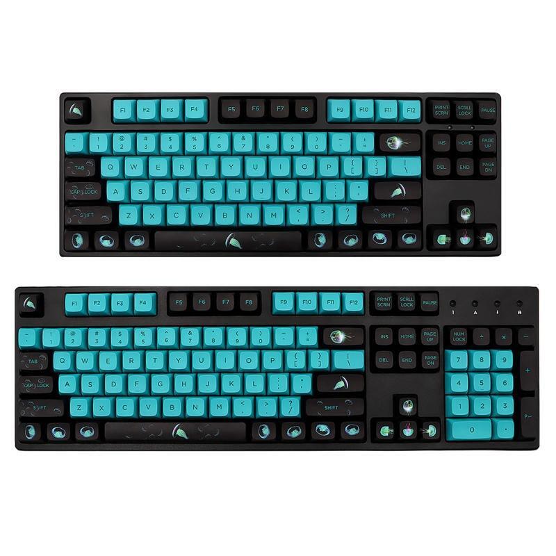 141 Key XDA Profile Keycap PBT DYE-SUB Personalized Jelly fish Backlight Keycap