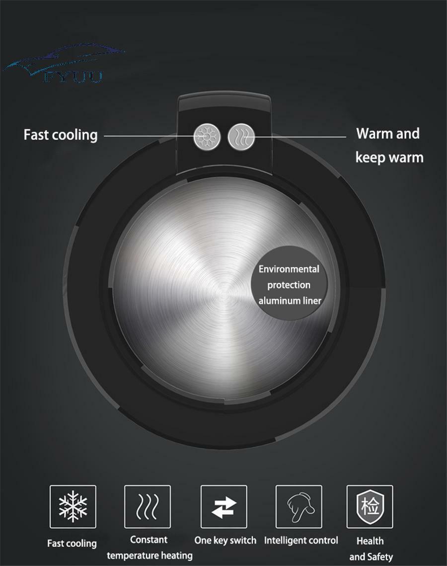 1x 36W 2-in-1 Car Cooler Warmer Water Coffee Beverage Milk Warmer Heater Cooler
